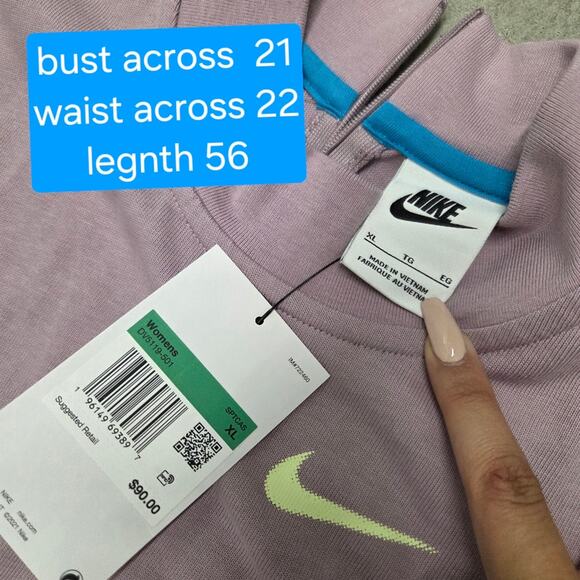 Nike Seventh Generation Mock Neck Jumpsuit XL EXTRA LARGE - Picture 5 of 5